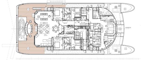 Silver Cloud SWATH - Main Deck View